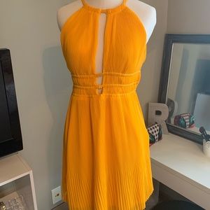 Yellow Mini Dress